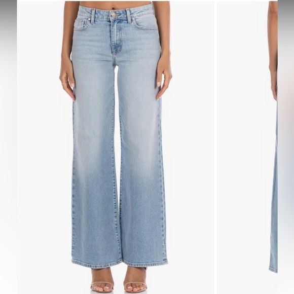 Fidelity Denim Denim - Fidelity Denim KELLI NAPLES wide leg jeans - 32 inch inseam - Size 24
